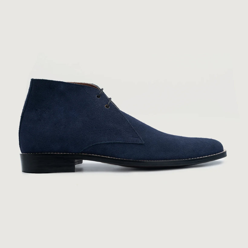 Corry Chukka Midnight أزرق Suede Leather Boots رجالي