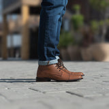 Authentic Full-Grain Leather Grain Depth & Pull-Up Patina Texture Detail