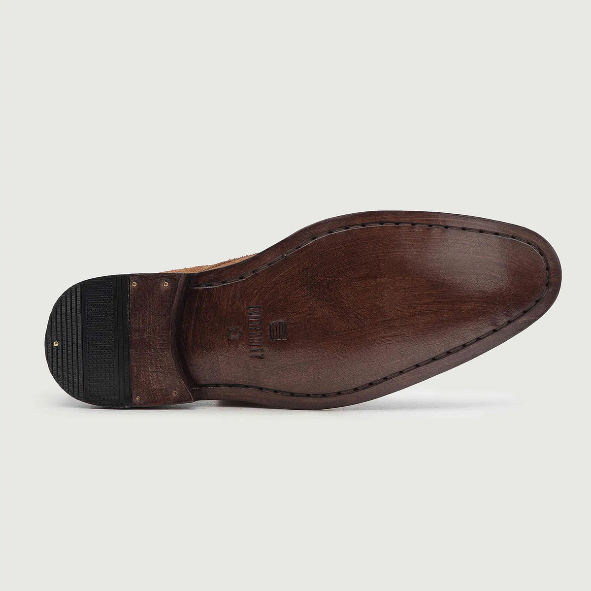 Cushioned Leather Insole & Ergonomic Arch Support Construction Detail