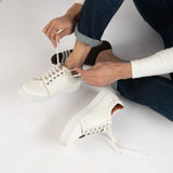 Top-Down Perspective Showing Lacing System & Tongue Craftsmanship
