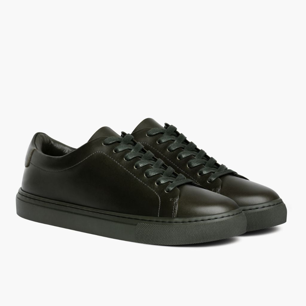 Encore Forest سنيكرز جلدي كاجوال رجالي in Classic Full-Grain Leather - عرض جانبي | شراء أونلاين عبر المتجر الرسمي