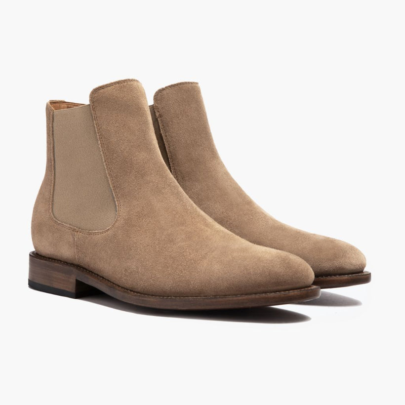Cavalier Sandstone Leather Boots رجالي