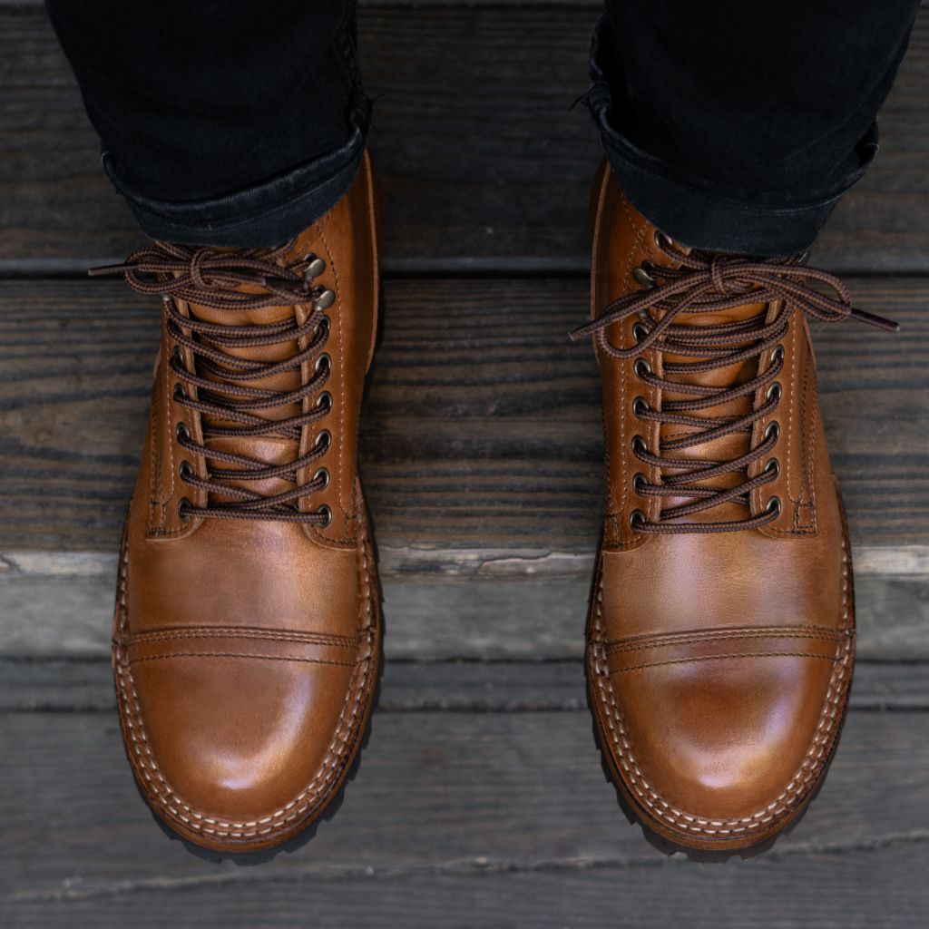 Top-Down Perspective Showing Lacing System & Tongue Craftsmanship