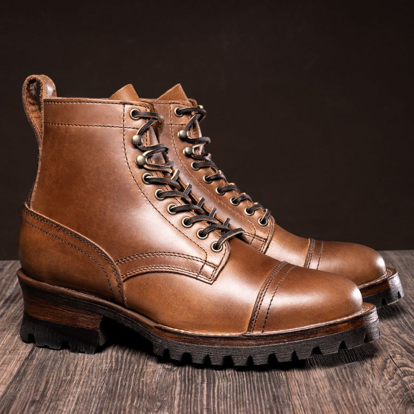 Challenger Sesame Double Shot Leather Boots رجالي