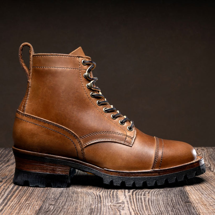 Challenger Sesame Double Shot Leather Boots رجالي