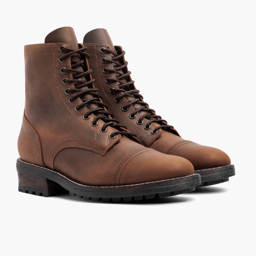 Logger Arizona Adobe أحذية بوت جلدية رجالي in Classic Full-Grain Leather - عرض جانبي | شراء أونلاين عبر المتجر الرسمي