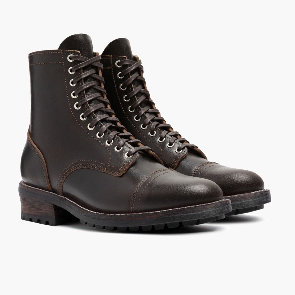 Logger Waxed Cacao أحذية بوت جلدية رجالي in Classic Full-Grain Leather - عرض جانبي | شراء أونلاين عبر المتجر الرسمي