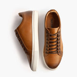 Authentic Full-Grain Leather Grain Depth & Pull-Up Patina Texture Detail