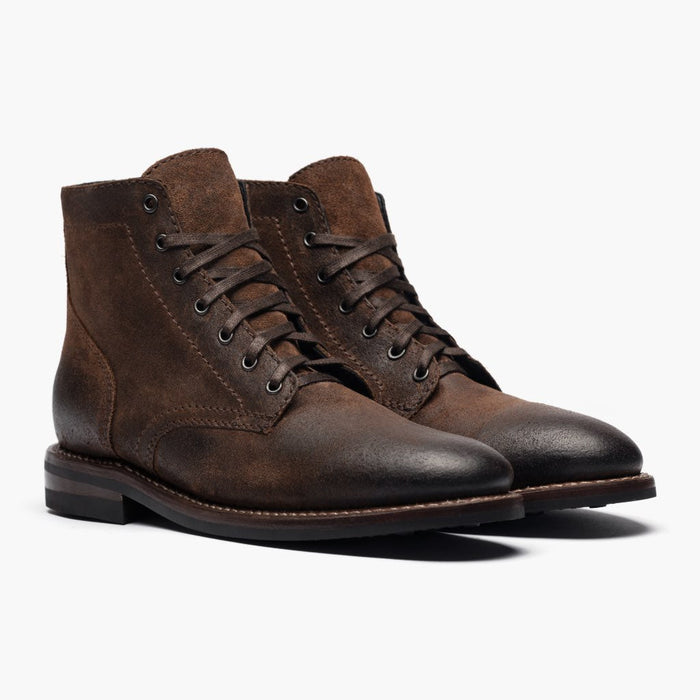 President Mocha Leather Boots