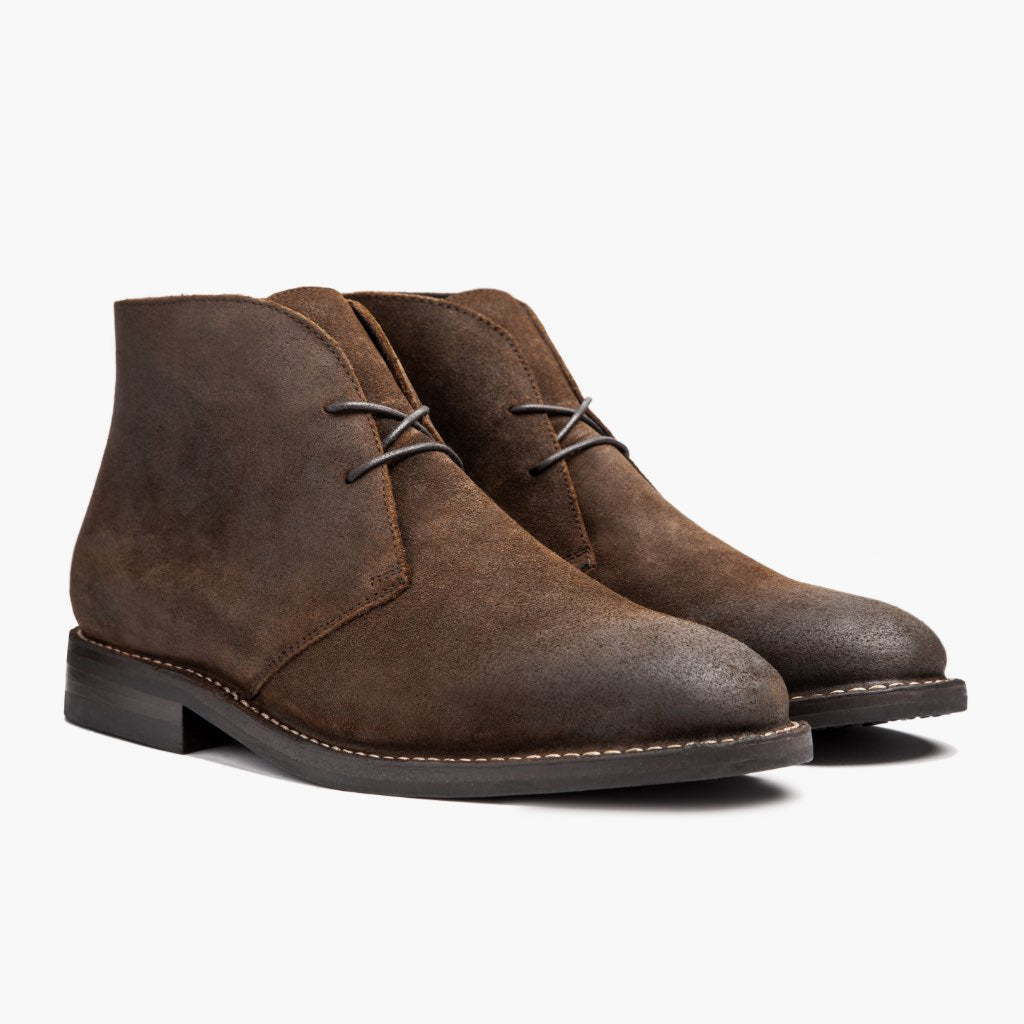 Scout Mocha أحذية بوت جلدية رجالي For Men in Mocha Full-Grain Leather - عرض جانبي | شراء أونلاين عبر المتجر الرسمي