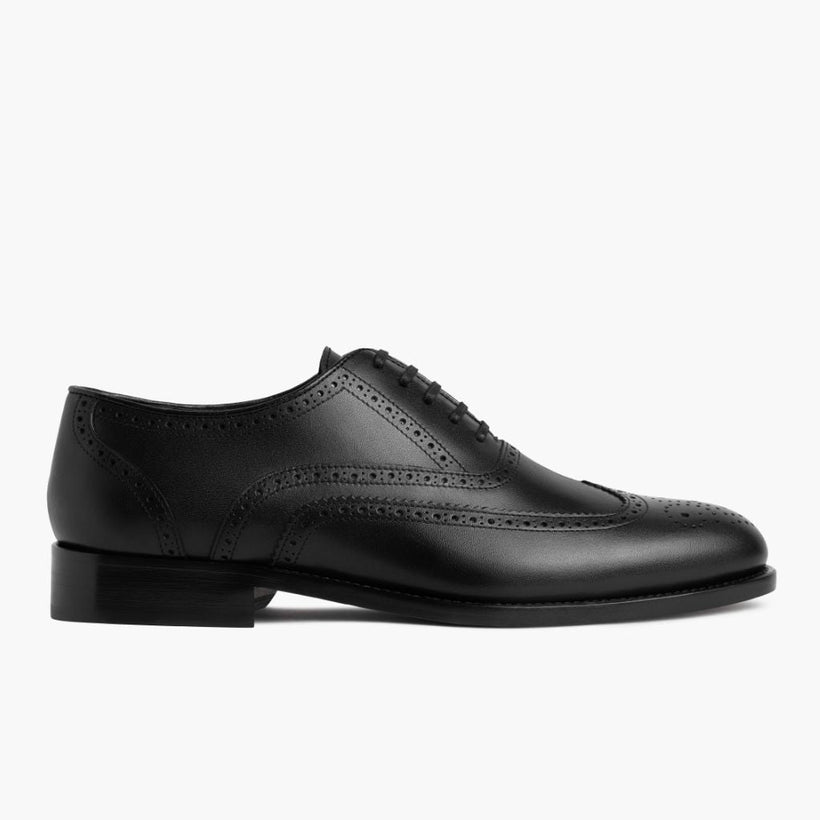 Aviator أسود Leather Loafers رجالي