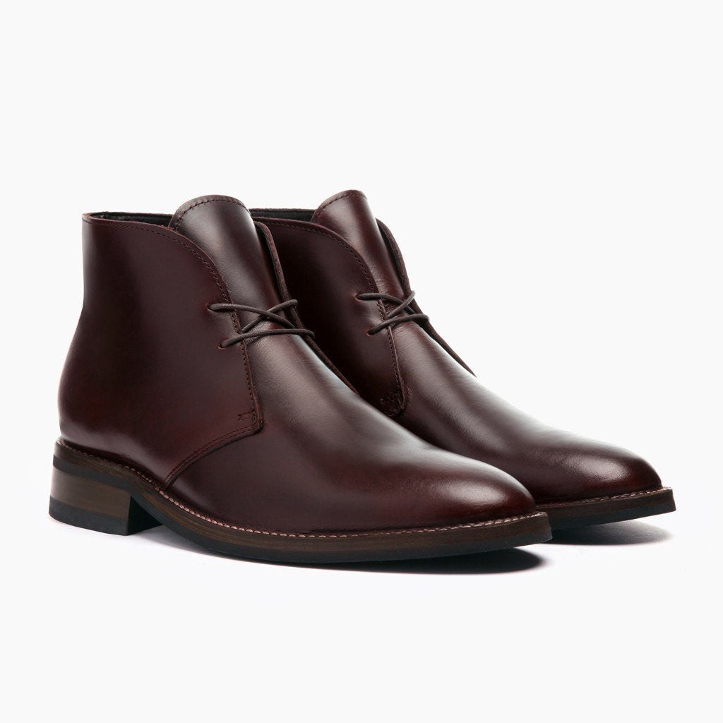 Scout بني أحذية بوت جلدية رجالي For Men in Brown Full-Grain Leather - عرض جانبي | شراء أونلاين عبر المتجر الرسمي
