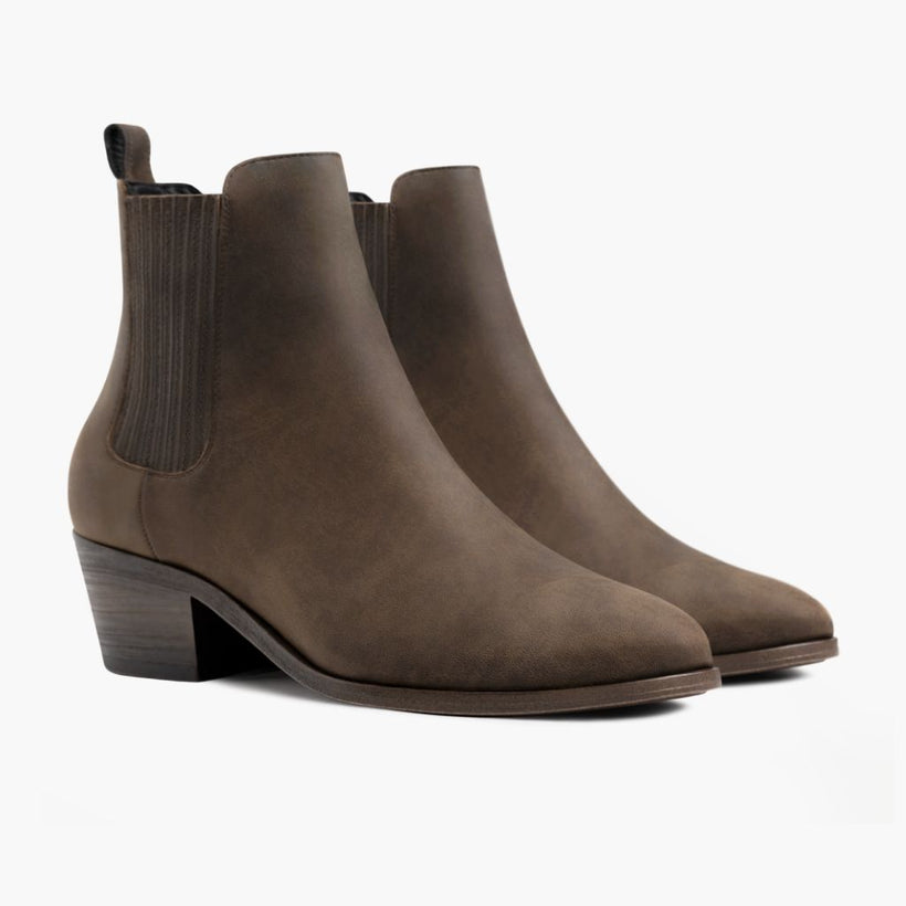 Dreamer Bootie Tobacco أحذية بوت جلدية نسائي