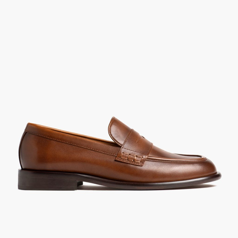 Dress Penny Pecan أحذية بوت جلدية نسائي