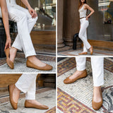 Styled On-Foot Perspective Demonstrating Ankle Fit & Silhouette on Model
