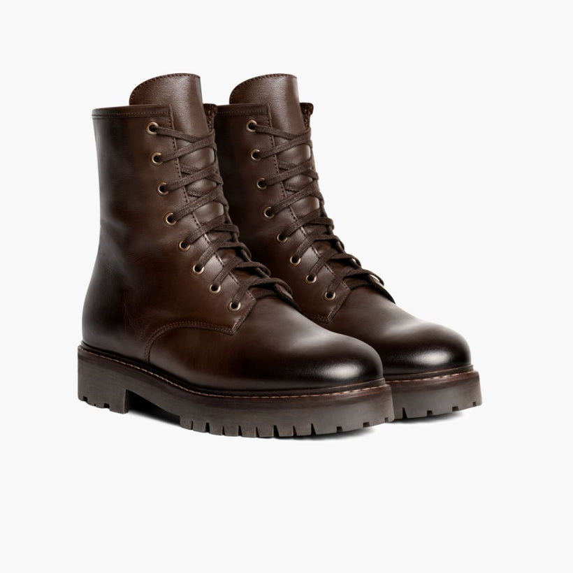 Combat Java Leather Boots نسائي