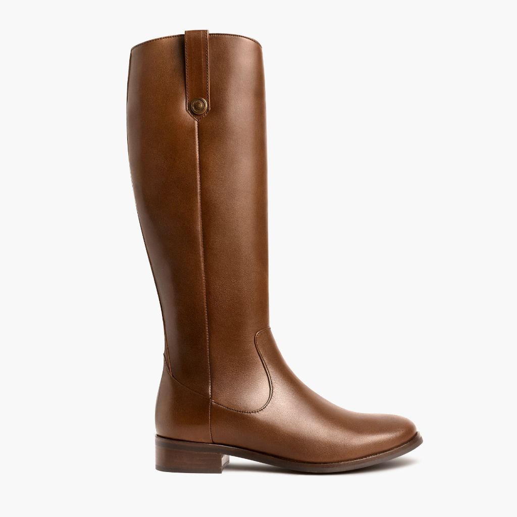 Crown Cuero أحذية بوت جلدية نسائي in Classic Full-Grain Leather - عرض جانبي | شراء أونلاين عبر المتجر الرسمي