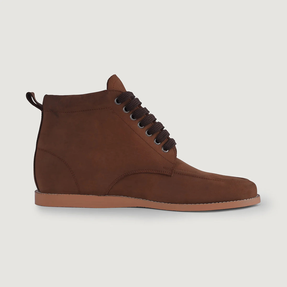 Brown Full-Grain leather Boots - بناء غوديير ويلت المتين وتفاصيل مقدمة الحذاء