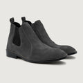 Clarkson Chelsea Grey Suede أحذية بوت جلدية - StudGuard رجالي