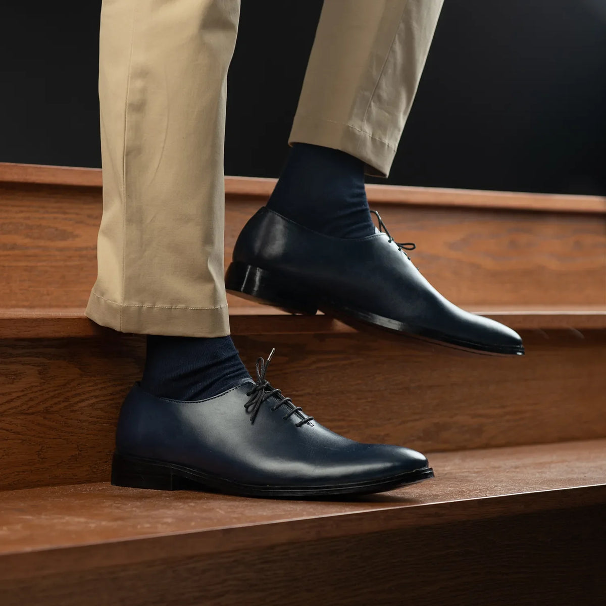 Orlaven Director Wholecut Midnight أزرق أحذية جلدية كلاسيكية رجالي footwear image 10