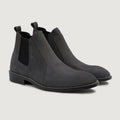 Clarkson Chelsea Grey Nubuck أحذية بوت جلدية - StudGuard رجالي