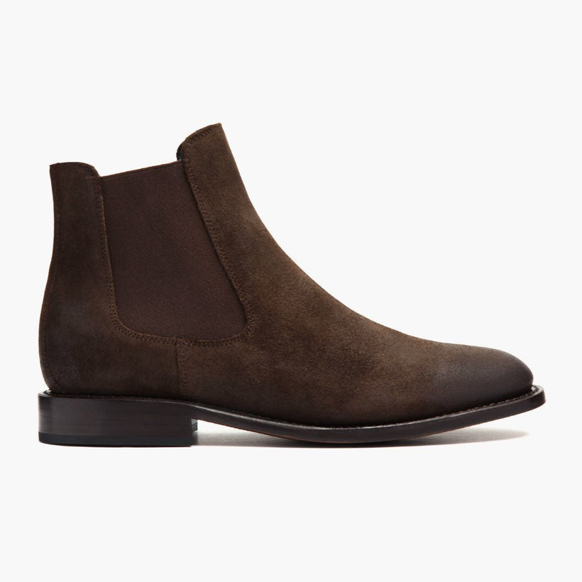 Cavalier Dark بني Leather Boots رجالي