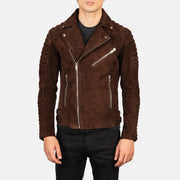
Armand أخضر جاكيت بايكر جلد طبيعي رجالي – alternate product view 4