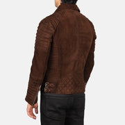 
Armand أخضر جاكيت بايكر جلد طبيعي رجالي – alternate product view 5