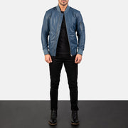 Bomia MA-1 جاكيت بومبر جلد رجالي – alternate product view 3