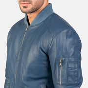 Bomia MA-1 جاكيت بومبر جلد رجالي – alternate product view 6