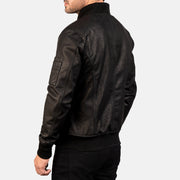 Bomia MA-1 جاكيت بومبر جلد رجالي – alternate product view 4