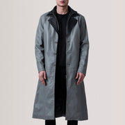 Authentic Sheepskin Leather with Semi-aniline Finish Grain Texture &amp; Heavy-Duty Seam Stitching Detail