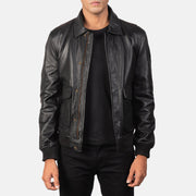 
Coffmen Brown Suede A2 Bomber Jacket in Brown Goatskin Suede - عرض أمامي وقَصّة مفصلة أنيقة | شراء أونلاين عبر المتجر الرسمي