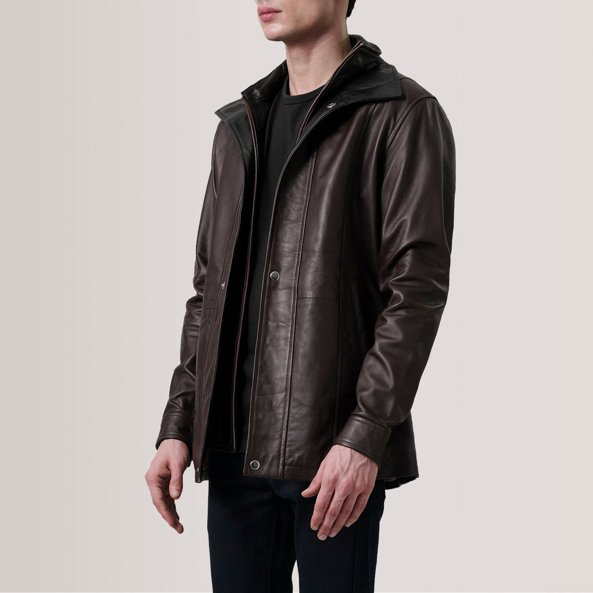 Connor معطف جلد رجالي – alternate product view 3