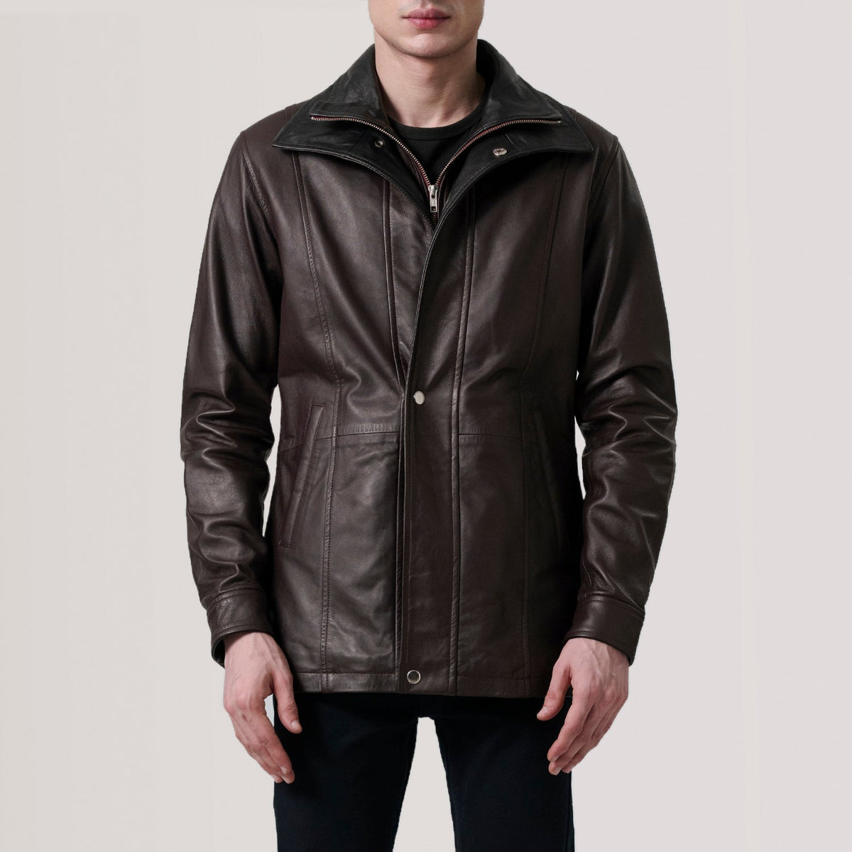 Connor معطف جلد رجالي – alternate product view 5