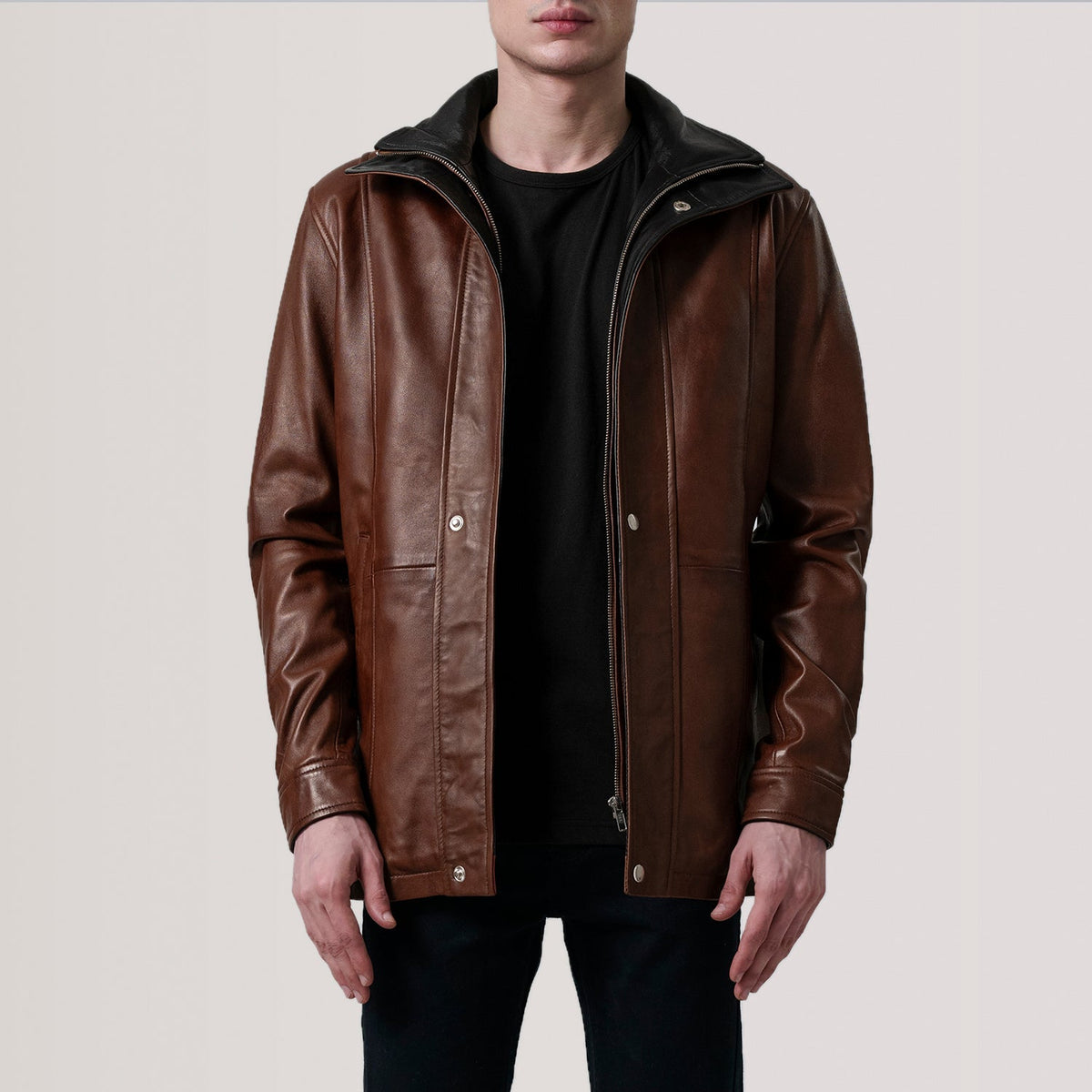 Connor معطف جلد رجالي – alternate product view 1