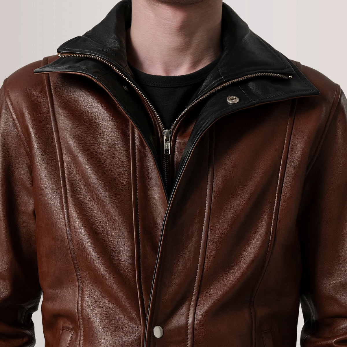 Connor معطف جلد رجالي – alternate product view 6