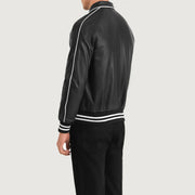 Authentic Sheepskin Leather with Semi-aniline Finish Grain Texture &amp; Heavy-Duty Seam Stitching Detail