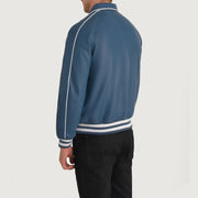 Authentic Sheepskin Leather with Semi-aniline Finish Grain Texture &amp; Heavy-Duty Seam Stitching Detail