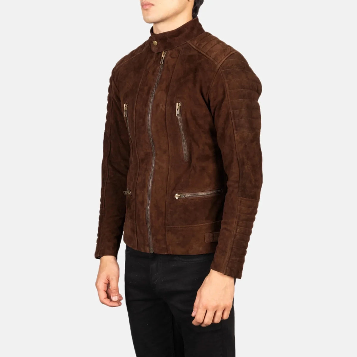 
Damian جاكيت بايكر جلد طبيعي رجالي – alternate product view 2