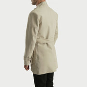 Authentic Cowhide Suede with Suede Finish Grain Texture &amp; Heavy-Duty Seam Stitching Detail