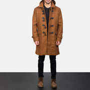 
Drake Khaki Wool Duffle Coat in Khaki Synthetic Wool - عرض أمامي وقَصّة مفصلة أنيقة | شراء أونلاين عبر المتجر الرسمي