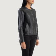 
Elixir Collarless جاكيت جلد نسائي – alternate product view 2