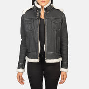 Fiona Hooded جاكيت فرو شيرلينج نسائي – alternate product view 1