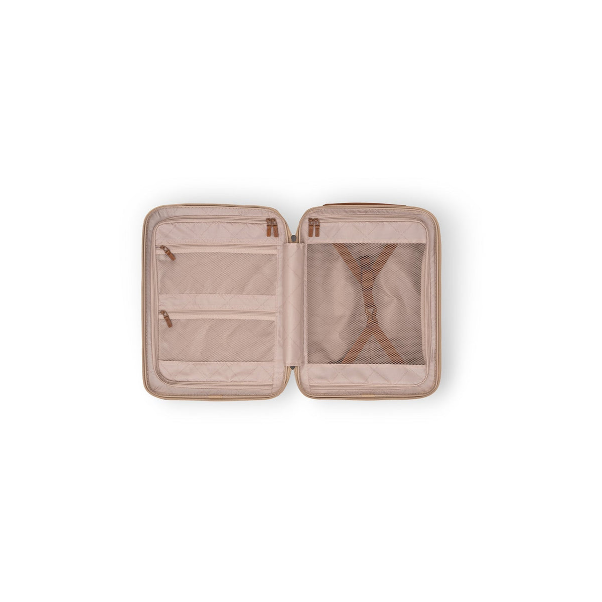 
تفاصيل مقربة of Classic Collar & Heavy-Duty Zipper Hardware on Hand Luggage Suitcase Front Pocket Zuna نسائي نسائي
