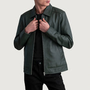 Inferno Leather Brown Jacket – alternate product view 1