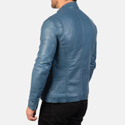 Ionic جاكيت بايكر جلد رجالي – alternate product view 5