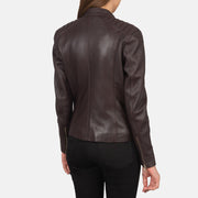 
Kelsee جاكيت بايكر جلد طبيعي نسائي – alternate product view 5