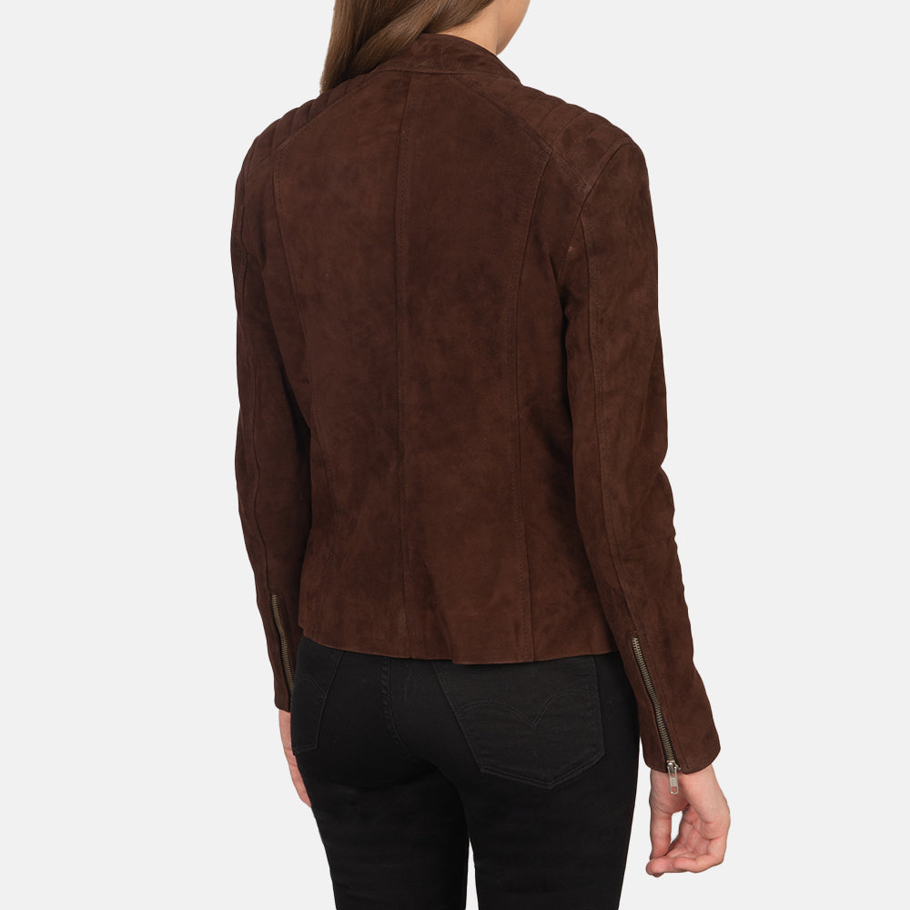 
Kelsee جاكيت بايكر جلد طبيعي نسائي – alternate product view 5