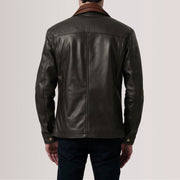 Klen جاكيت جلد رجالي – alternate product view 4
